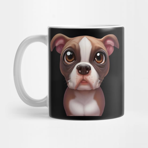 Dogtastic American Pit Bull Terrier by Art By Mojo